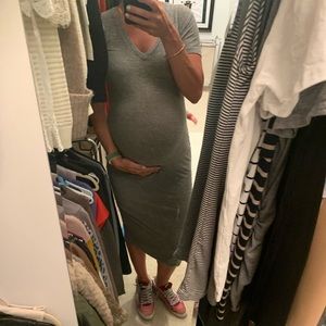 Monrow maternity t shirt dress